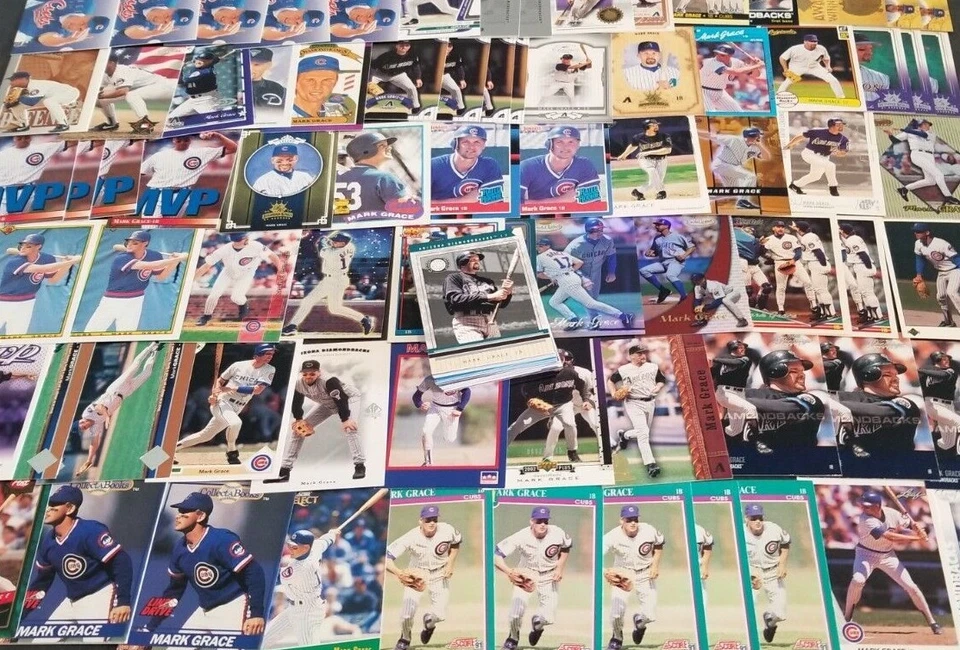 MARK GRACE YOU PICK HUGE FAN COLLECTION .99 UNLIMITED SHIPPING HIGH GRADE CARDS - Image 2 of 2