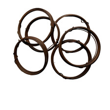 20 coils/rolls 18 gauge PRIMITIVE RUSTY TIN WIRE 300 Feet Total Holiday Crafts