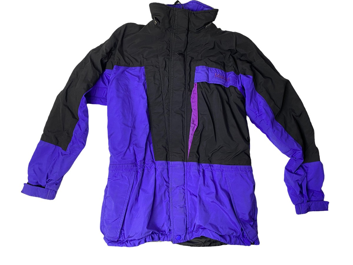 Marmot Vintage Women's Small Gore Tex Royal Purple and Black Parka