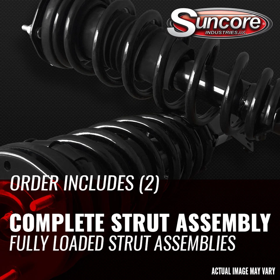 Front Pair Complete Struts & Spring Assemblies for 2008-2012 Mercedes-Benz GL550 - Image 3 of 4