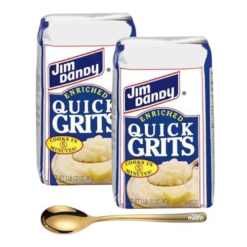 Jim Dandy Enriched Quick Grits, 2 Pound Bag Comes with Golden SS