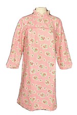 Vintage Nightgown 100 Cotton Flannel Pre- Shrunk Long Sleeve M NEW