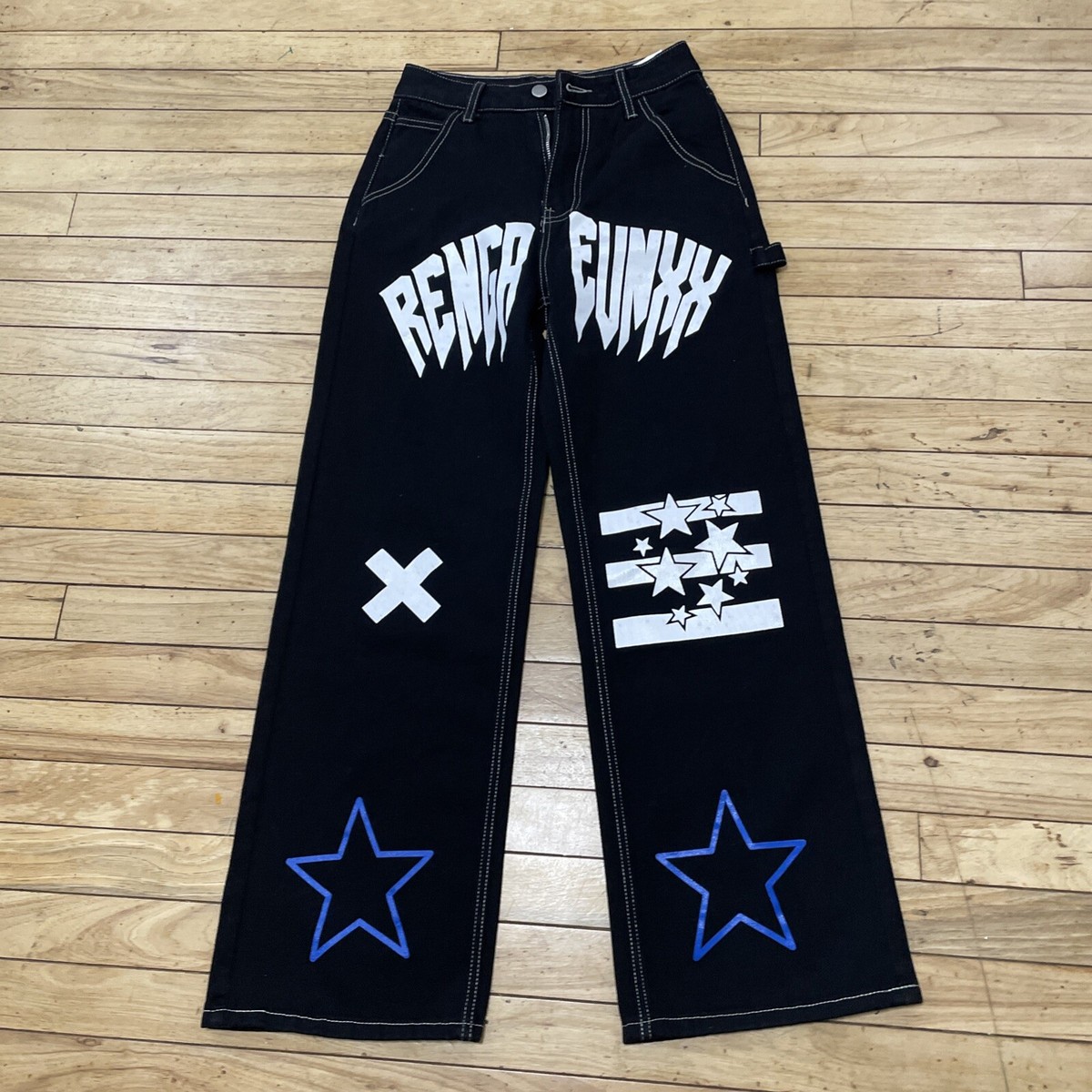 【Raucohouse】Granfeen cut-out distressed denim pants Granfeen cut-out distressed denim pants - Raucohouse | 60