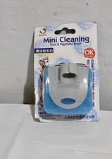 Mini Fruits Vegetables Cleaning Brush Blue