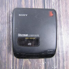 Sony Discman D-34 Vintage Black Portable CD Compact Player Mega Bass Japan HiFi