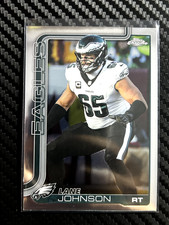 2025 Topps Chrome Football Lane Johnson Base Card #246 Philadelphia Eagles