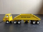 Vintage Tonka Truck 9” Bottom Dump Semi Trailer Truck Pressed Steel Toy