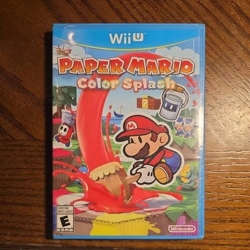 Paper Mario Color Splash  (Nintendo Wii U) BRAND NEW SEALED