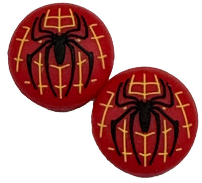 Thumb Grips x 2 For PS4 PS5 XBOXONE Xbox Series Toggle Cover Cap Spider-man Web