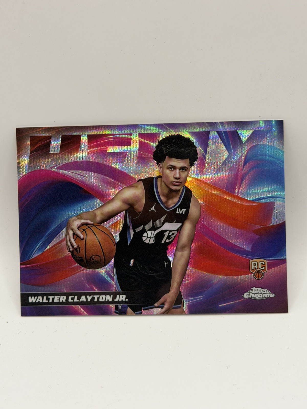 2025-26 Topps Chrome Basketball Walter Clayton Jr. HELIX Rookie SSP Case Hit 