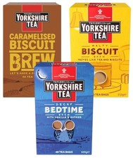 Yorkshire Tea Variety Pack 40 Tea Bags Pack of 3 Malty Biscuit Black Brew