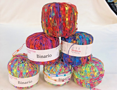 Lot Of 6 Plus 1 extra Binario Trendsetter Ladder Yarn, discontinued