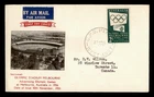 DR WHO 1955 AUSTRALIA FDC OLYMPICS 2S GUTHRIE CACHET M81913
