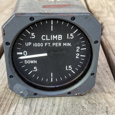OEM Boeing 727 737 Vertical Speed Indicator VSI Aerosonic Rate of Climb Gauge