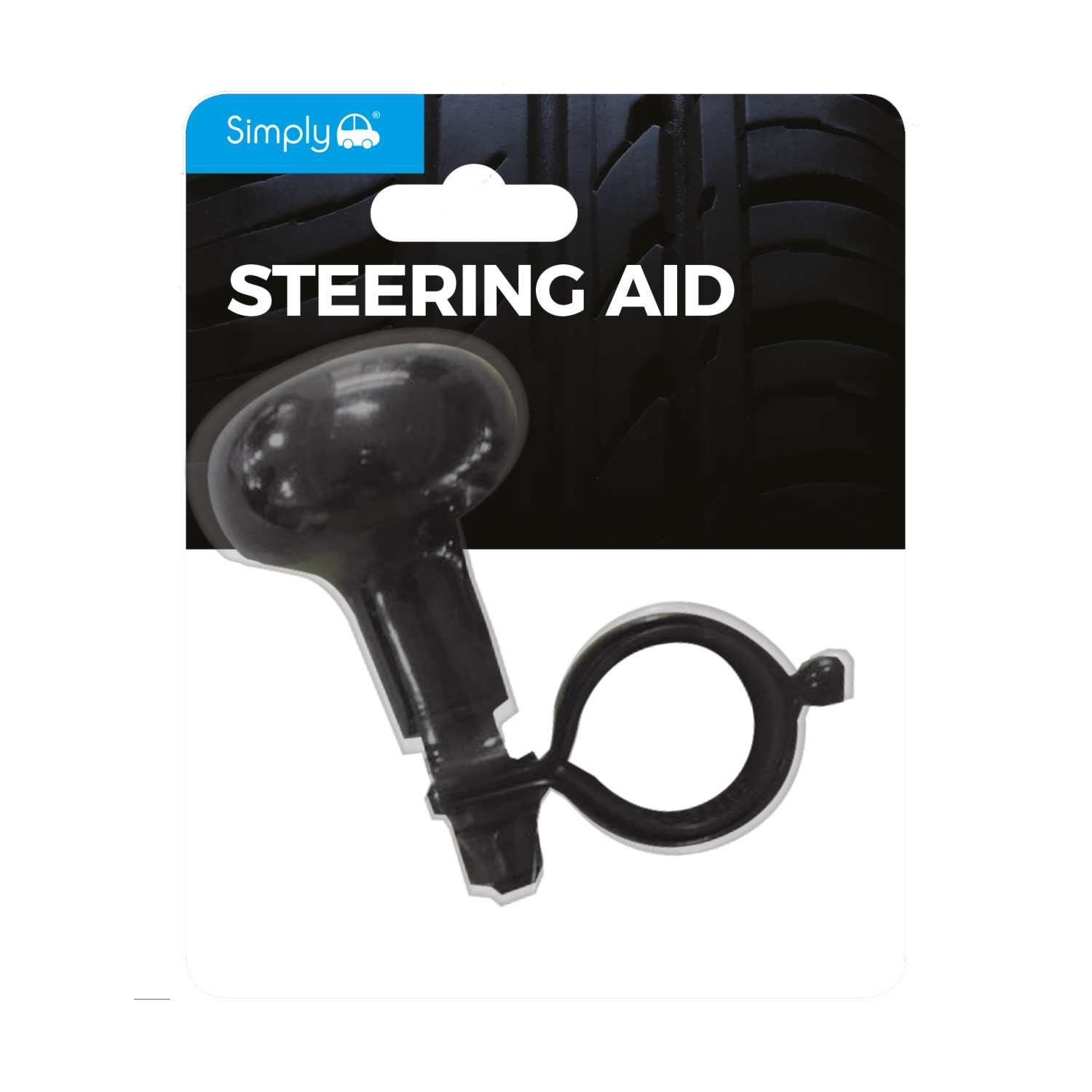 Simply - Steering Aid |Universal |Moulded Handle |Rubber Grip |Comfortable