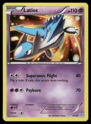 Latias 30/30 XY Trainer Kit: Latias & Latios Holo