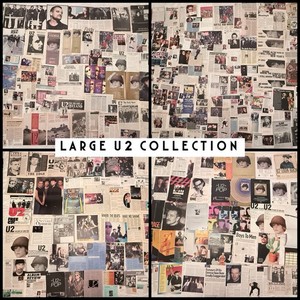U2 Band BONO Edge 45 Year Collection LOT 80’s 90’s Clippings Articles NO CD DVD