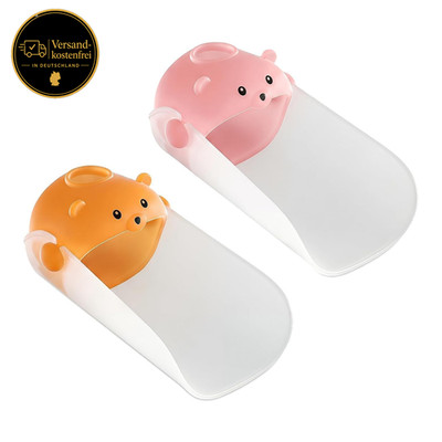 2 Stück Wasserhahn Verlängerung Kinder, Faucet Extender for Kids, Bad Küche