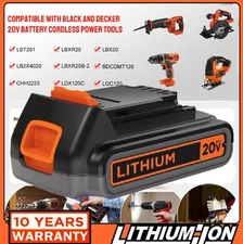 1-4PACK 1.5Ah For Black and Decker LBXR20 Lithium MAX Battery 20V Power Tools