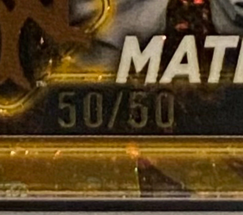 Christy Mathewson PSA 10 GEMAS SUJETALIBROS 50/50 2024 Topps oro dorado mini diamante Foto 4 de 4