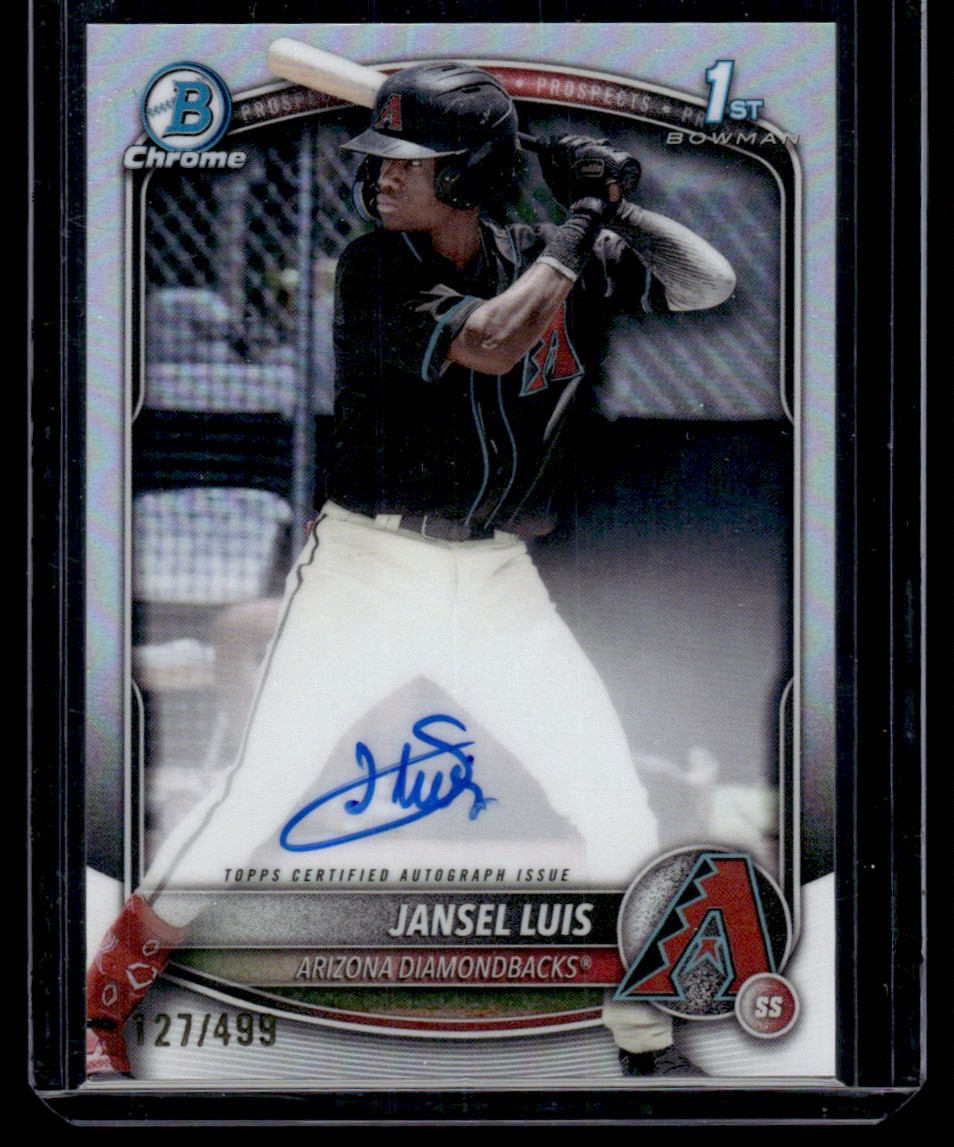 JANSEL LUIS 2025 BOWMAN CHROME #CPA-JLU REFRACTOR AUTO 27/499