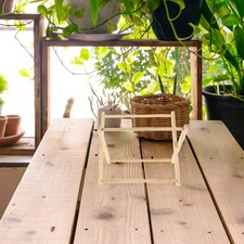 Magazine Display Rack Kitchen Storage Macrame Book Holder Holders