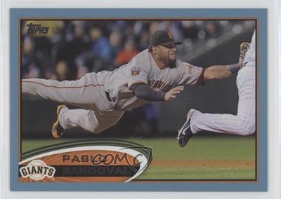 2012 Topps Wal-Mart Blue Border Pablo Sandoval #185 9aj