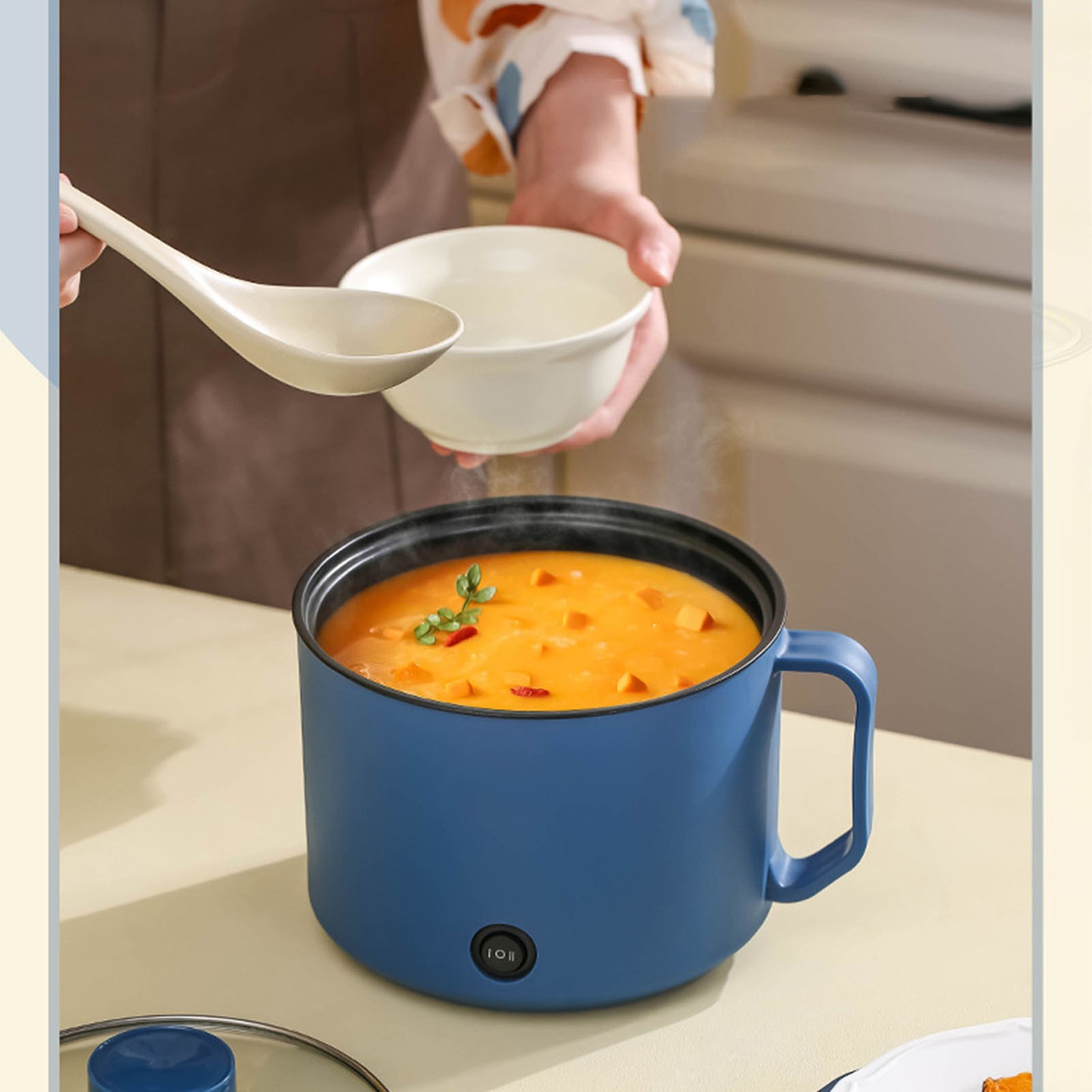 Multifunctional Electric Cooking Pot Small Mini Electric Cooker Rapid Noodle