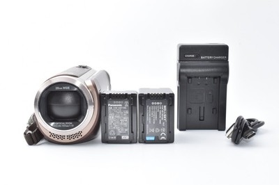 ビデオカメラ Panasonic HC-W580M HD 32GB 50x EXC] Panasonic HC-W580M HD Camcorder Video W580M 90x Zoom Brown