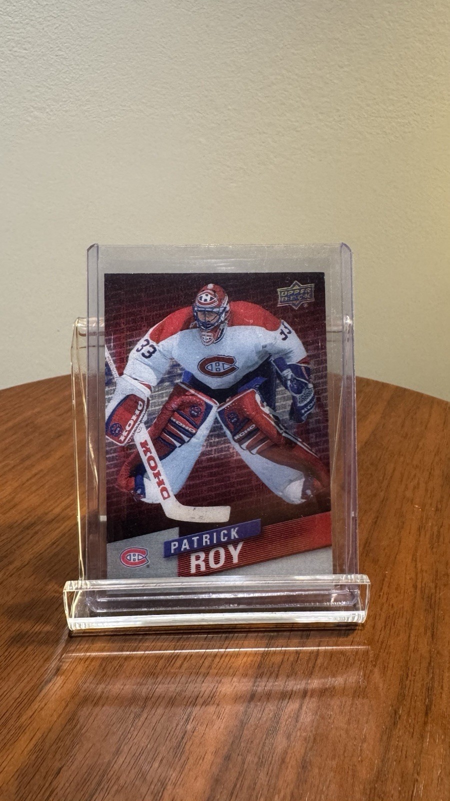2015-16 Upper Deck Tim Hortons Franchise Force Patrick Roy Montreal Canadiens