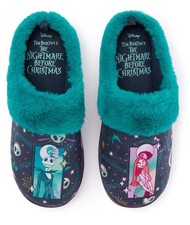 Disney Nightmare Before Christmas Slippers for Adults Large Men 9/10 Women 10/12