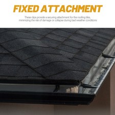 20 Pcs Stainless Steel Roof Tile Clips Heavy Duty Hook Clips for Roofing