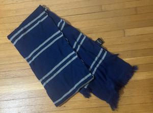 Harry Potter Ravenclaw Scarf Universal Studios Navy and Silver Gray EXCLUSIVE