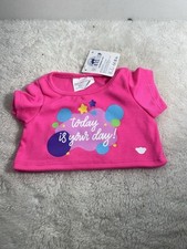 Build A Bear Today Your Day Shirt Pink, Birthday, Party, Celebration BAB