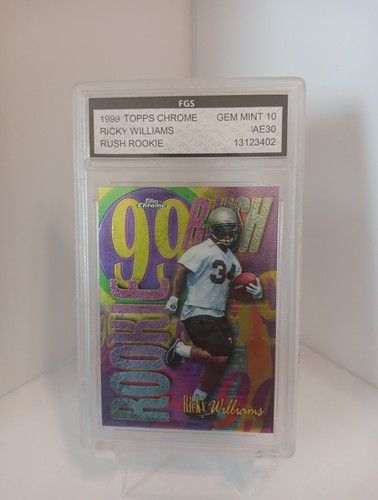 Ricky Williams [Refractor] #AE30 1999 Topps Chrome All Etch card