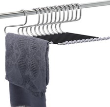 12 Pack Blanket Hangers for Closet, Tablecloth Hangers, Quilt Hanger - Heavy Dut