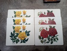 Kelsey Of Stonehouse Modern Roses Dinner Place Mats Set Of Six
