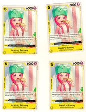 Set Of 4 Jewelry Bonney OP13-109 Uncommon One Piece Trading Card