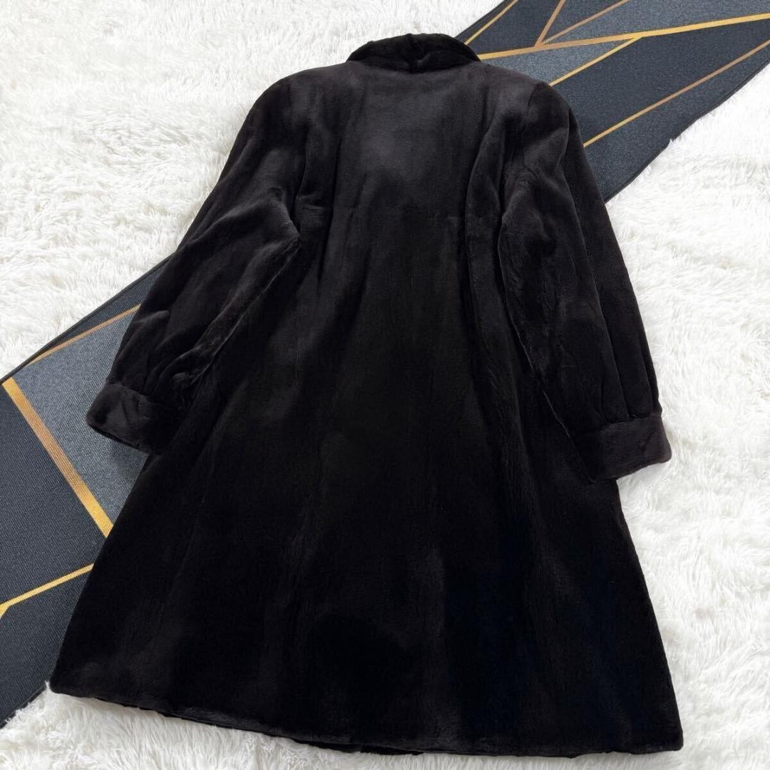 VALENTINO Saga Mink Shared Coat Size F/US:S Equivalent Fur Coat 146727K Authen thumbnail 4