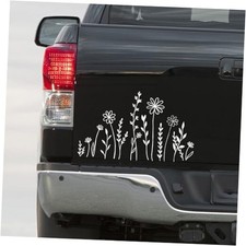 Wildflowers Boho Car Sticker Decal, 5.7''  4.6'' Vinyl Waterproof Auto 1PC