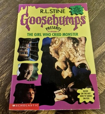The Girl Who Cried Monster (GOOSEBUMPS Presents TV Book #1) Megan Stine RARE FPT