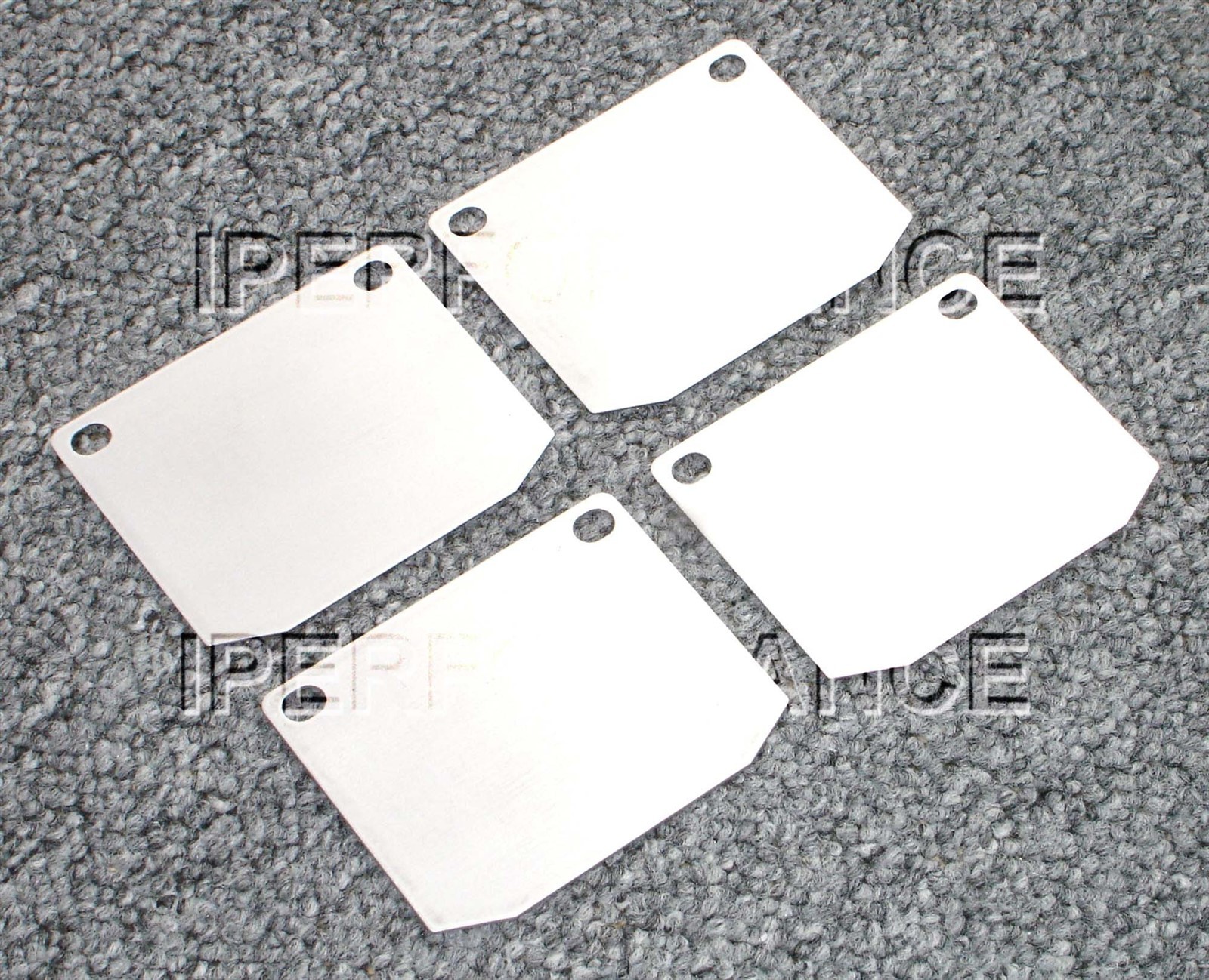 Titanium Brake Pad Shim Heat Shield Set for Rolls-Royce Silver Shadow, 66-73, Fr