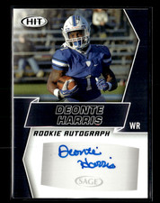 Deonte Harris 2019 Sage Hit Auto