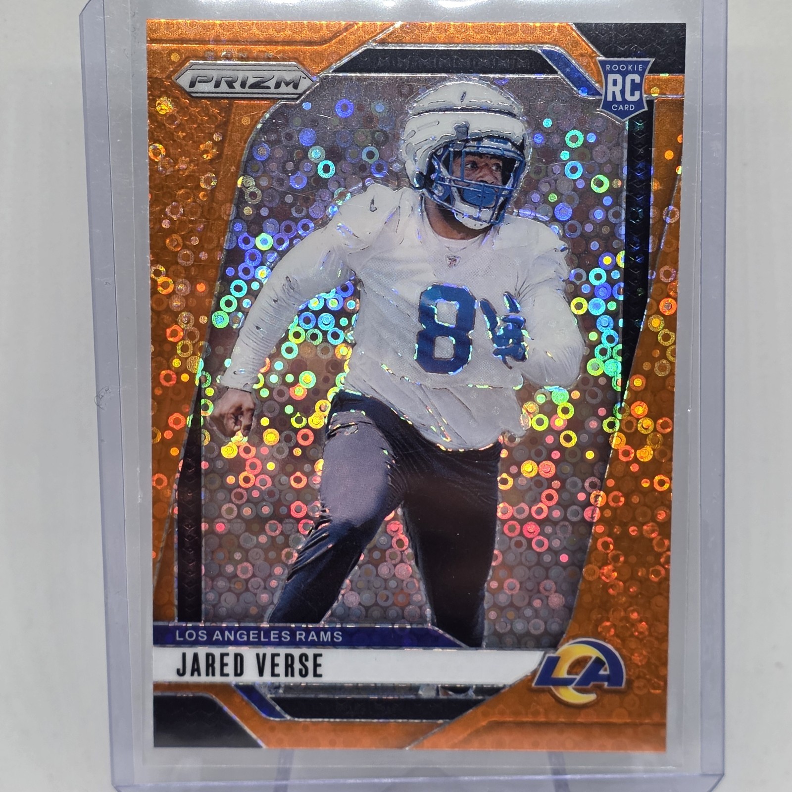2024 Panini Prizm Football Jared Verse Rookie Orange Disco #341