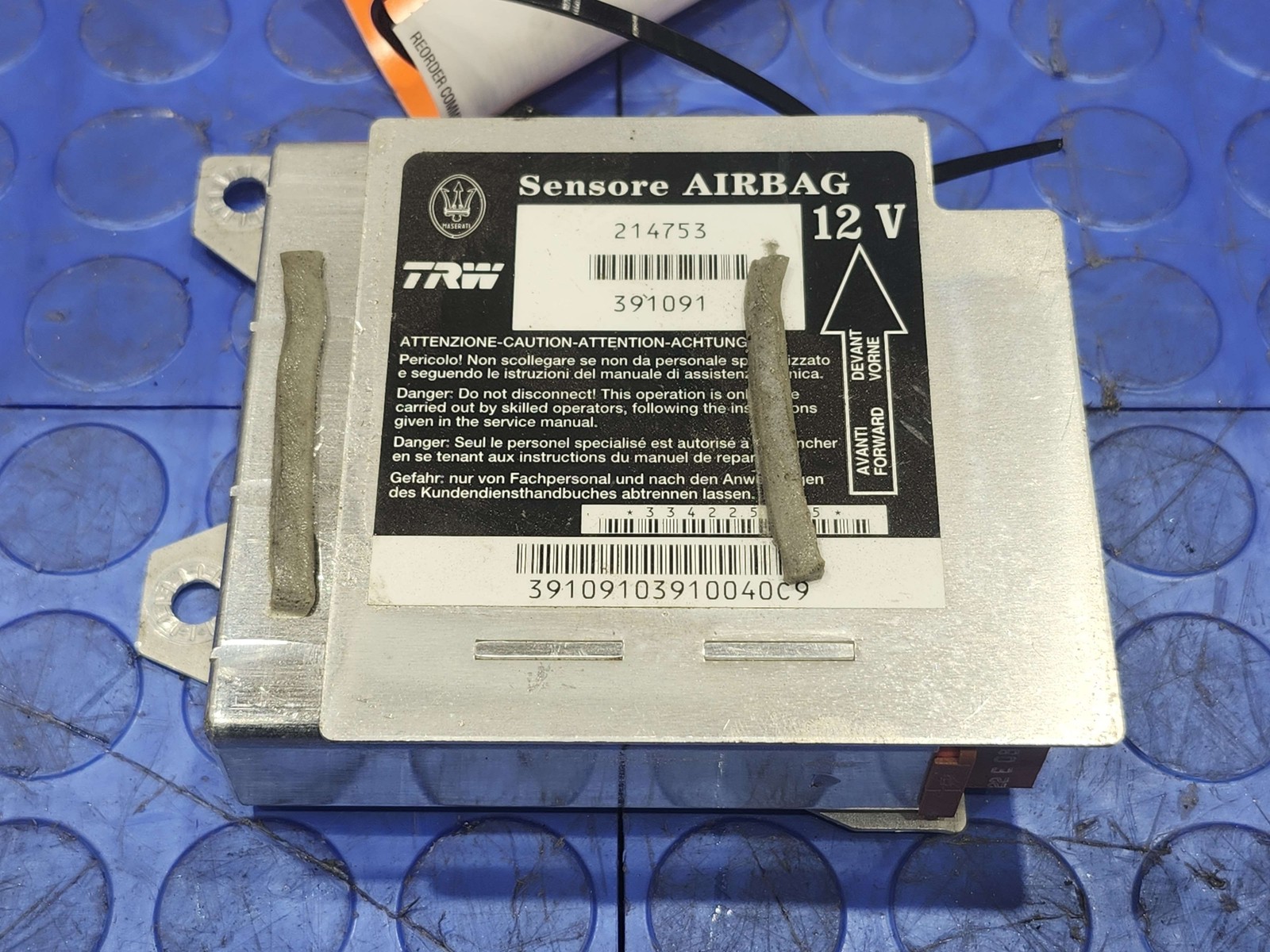 Maserati Quattroporte 2003-2012 Airbag control module P/N 214753
