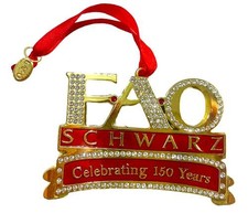 FAO Schwartz 150 Year Collectible Medallion with Faux Jewels- Extremely Rare 9z