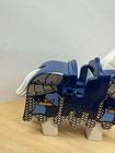 beautiful LEGO Castle Dark Blue Horse w/ Armor Barding 7093 Skeleton Tower 2007 — photo 7