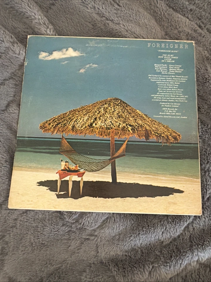 1973   CAT STEVENS    VINYL LP  FOREIGNER ALBUM   A+M SP 4391  W/ Lyric Insert - Image 2 of 4