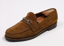 Rancourt & Co Brown Suede Horsebit Buckle Loa...