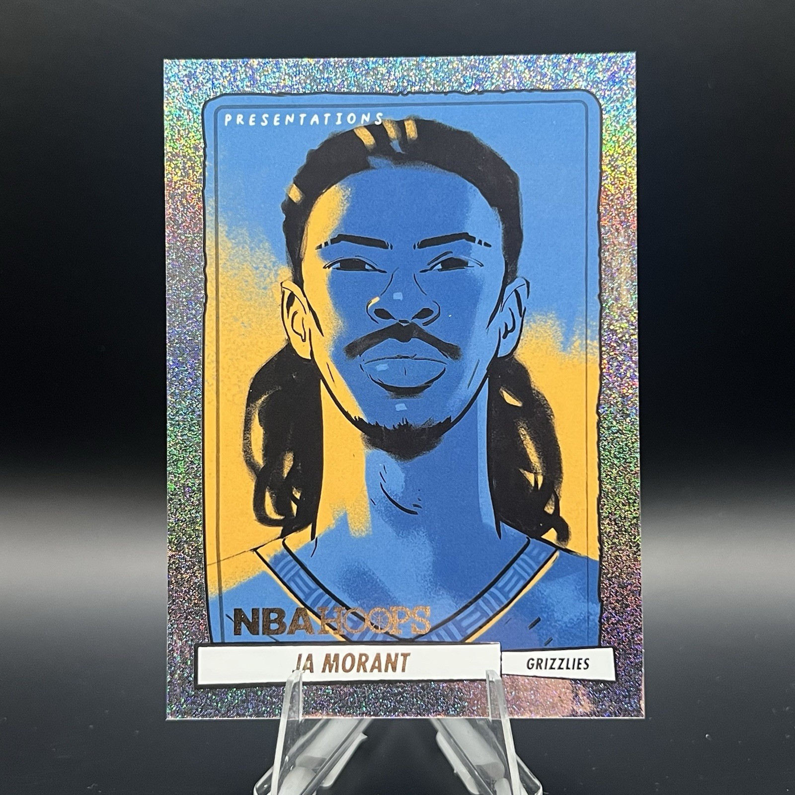 Ja Morant Panini 2023-24 NBA Hoops Presentations #5 Memphis Grizzlies
